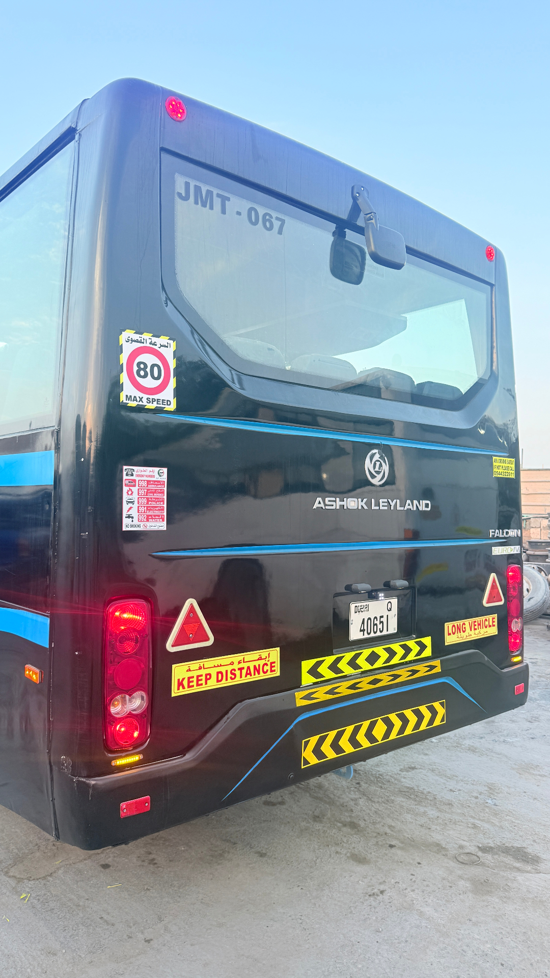 JMT-067 — rear with full RTA safety markings
