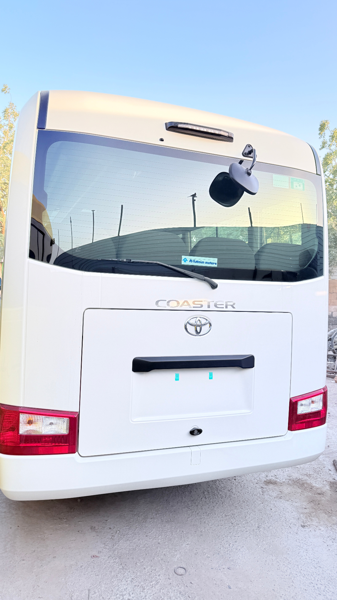 Rear — Toyota Coaster